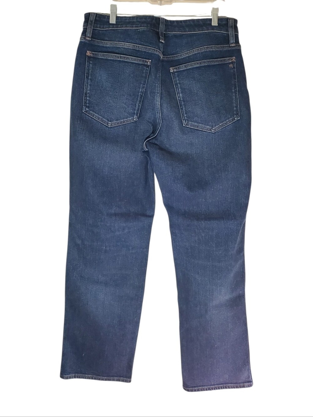 Madewell Curvy Longline High Rise Straight Jean Midnight Waters Wash Casual 32" - Picture 8 of 12